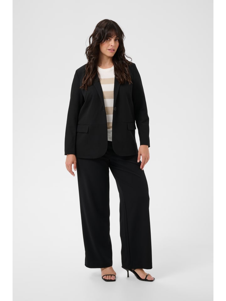 Strickhose KCathena Loose fit in Black Deep