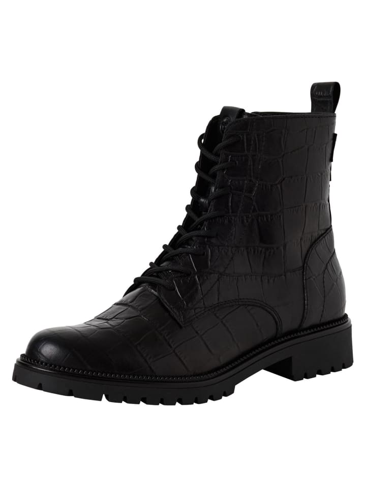 Stiefelette in BLACK CROCO