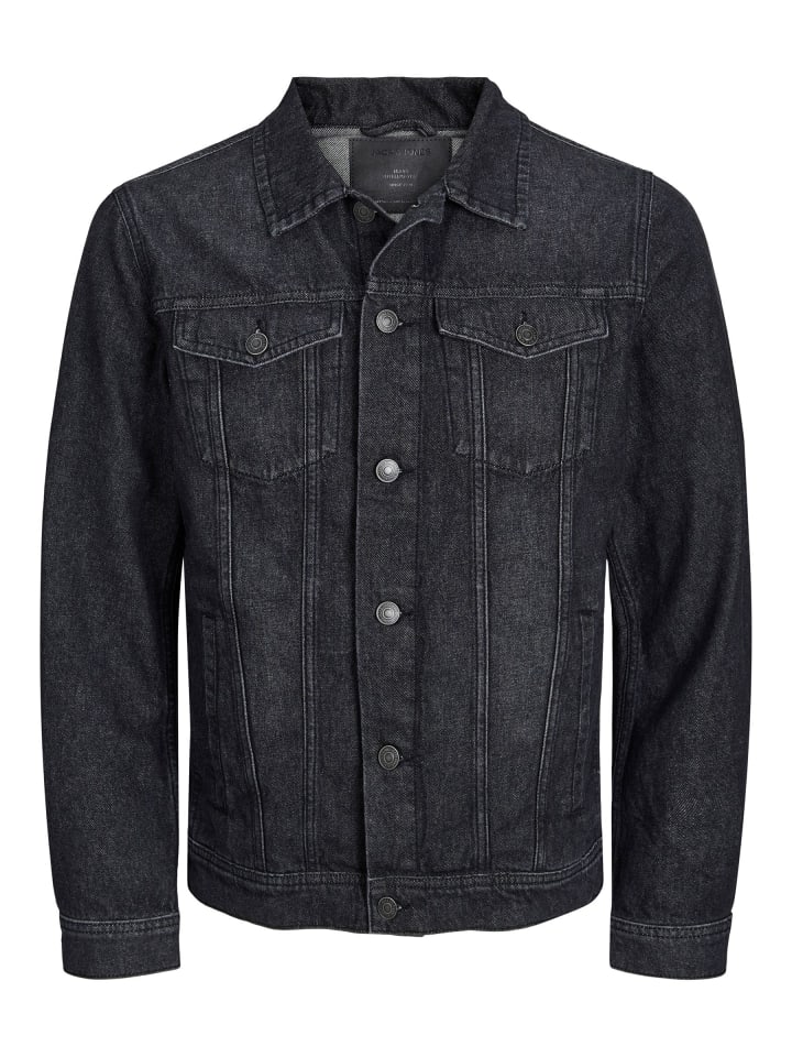 Jeansjacke in Black Denim