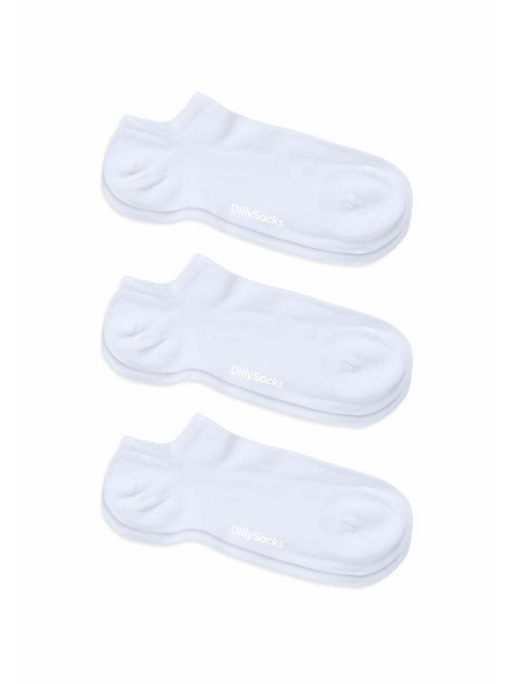 3er-Pack Sneakersocken One Color Shorties in snow white