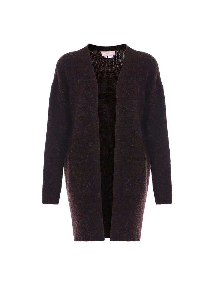 Damen Sweater in BRAUN MELANGE