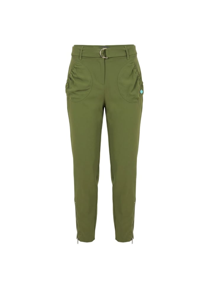 Grün Polyester Damen Hose