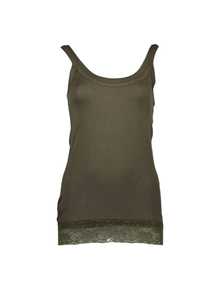 Grün Baumwolle Damen T-Shirt