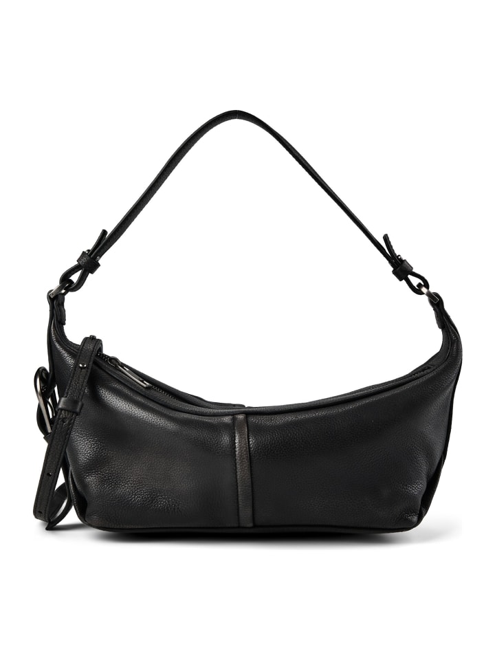 Paris II Schultertasche S Leder 26 cm black