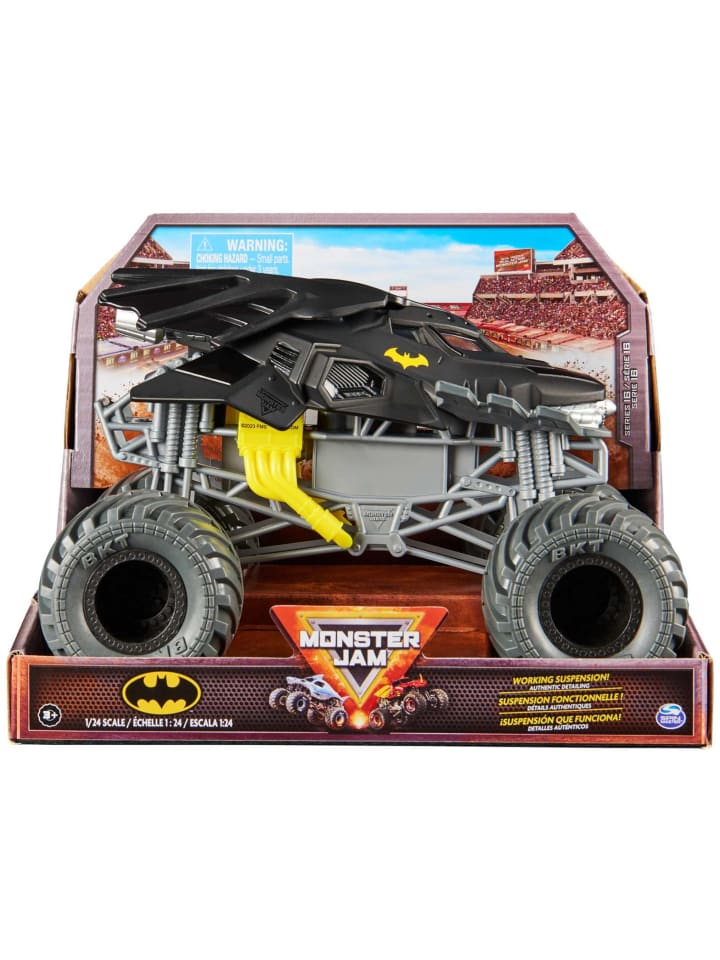 Monster Jam Batmobile Jam Truck Metall-Spritzguss Fahrzeug 1:24 ab 3 Jahre