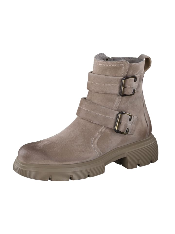 Klassische Stiefeletten in Beige