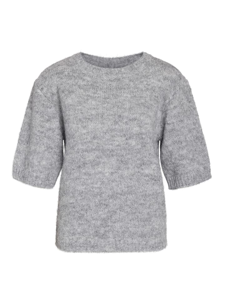 Strickteil in Light Grey Melange1