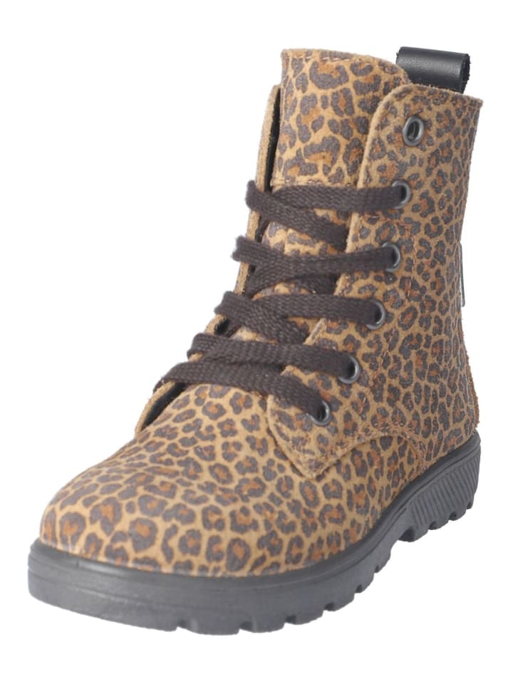 Stiefelette Leopard
