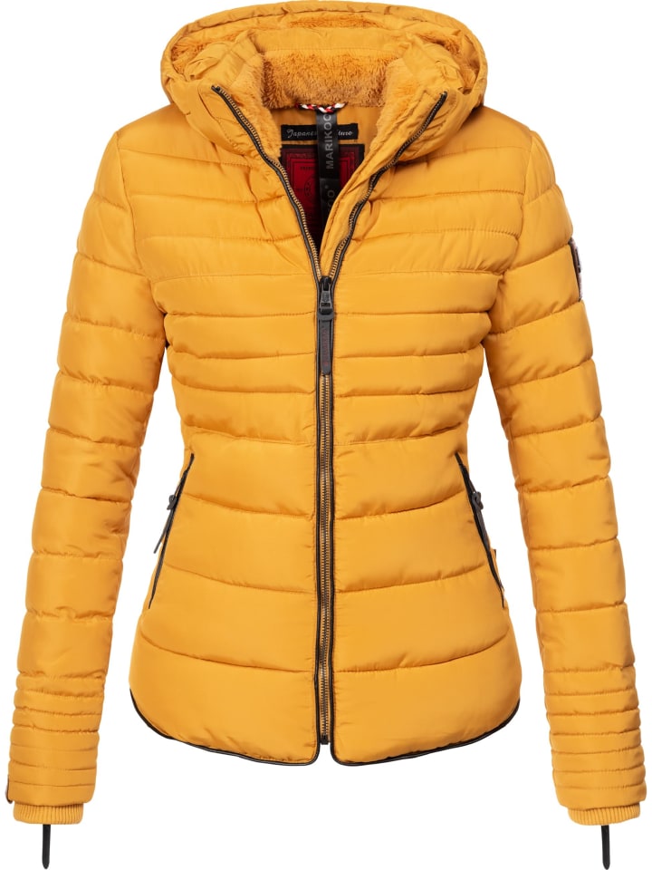 Winterjacke Amber in Gelb