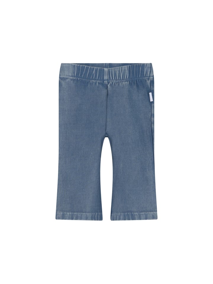 Leggings Flared in Blue Denim
