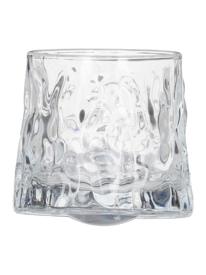 12 x Whisky Glas in Transparent - (H)7,5 x Ø 8 cm