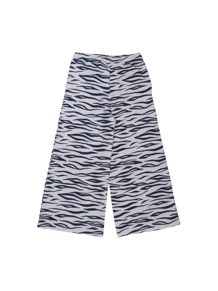 Wide-Leg-Hose Tiger Pattern - Wide Leg Pants