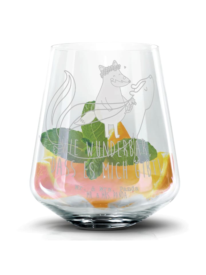 Whiskyglas Stinktier Yoga ohne Spruch in Transparent