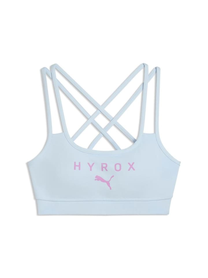 Sport-BH "W Puma X Hyrox Move Strappy Bra" in Grau