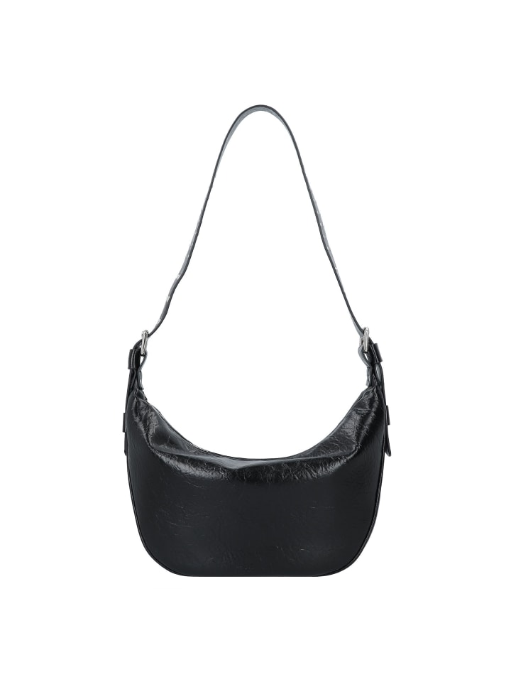 Liinaja Schultertasche 36 cm glossy black