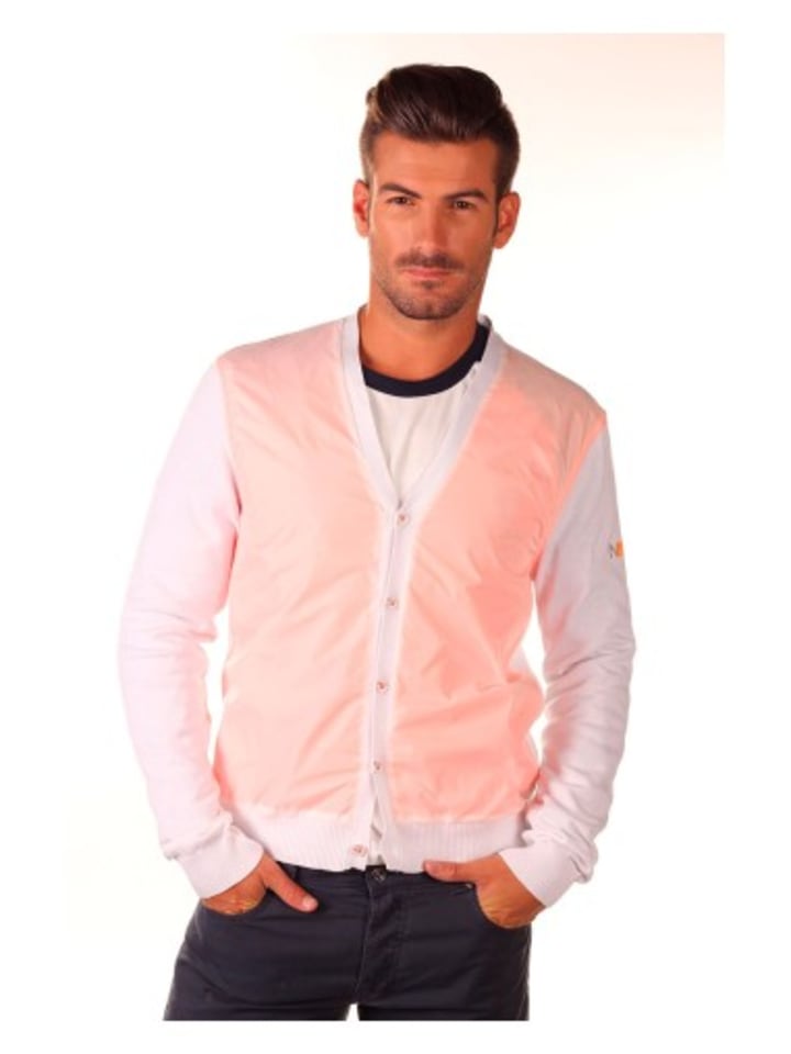Strickjacke in Weiß