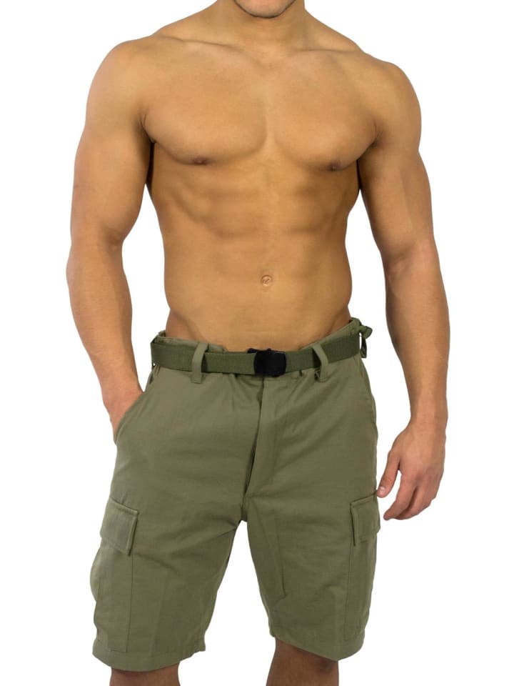 Herren BDU Shorts Dasht in Oliv