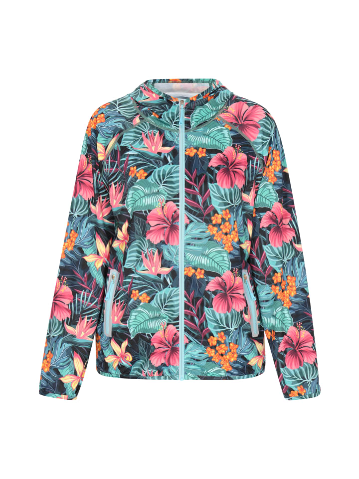 Women Jacket in Black Multicolor