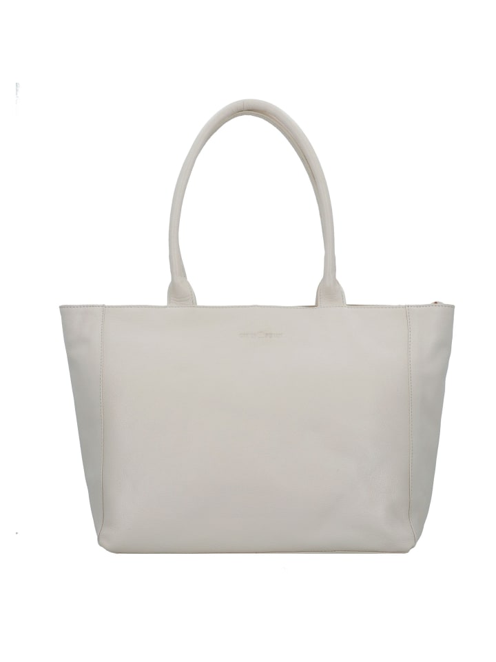 Vegas Shopper Tasche Leder 46 cm coconut milk