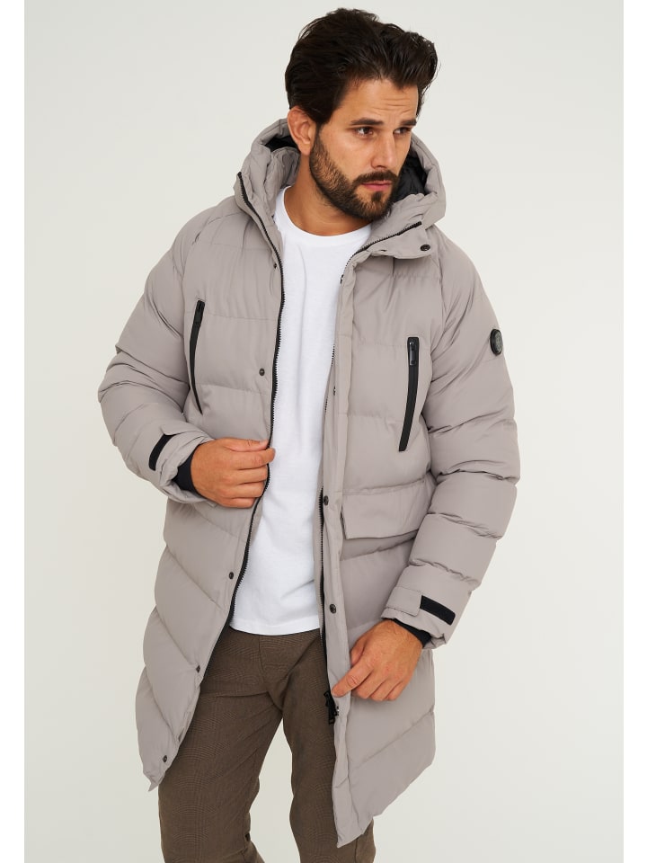 Parka - S2SETTIN Steppmantel Steppjacke in Grey