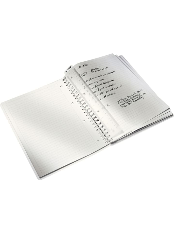 Notizbuch Wow A4 80 Blatt 80g/qm liniert eisblau