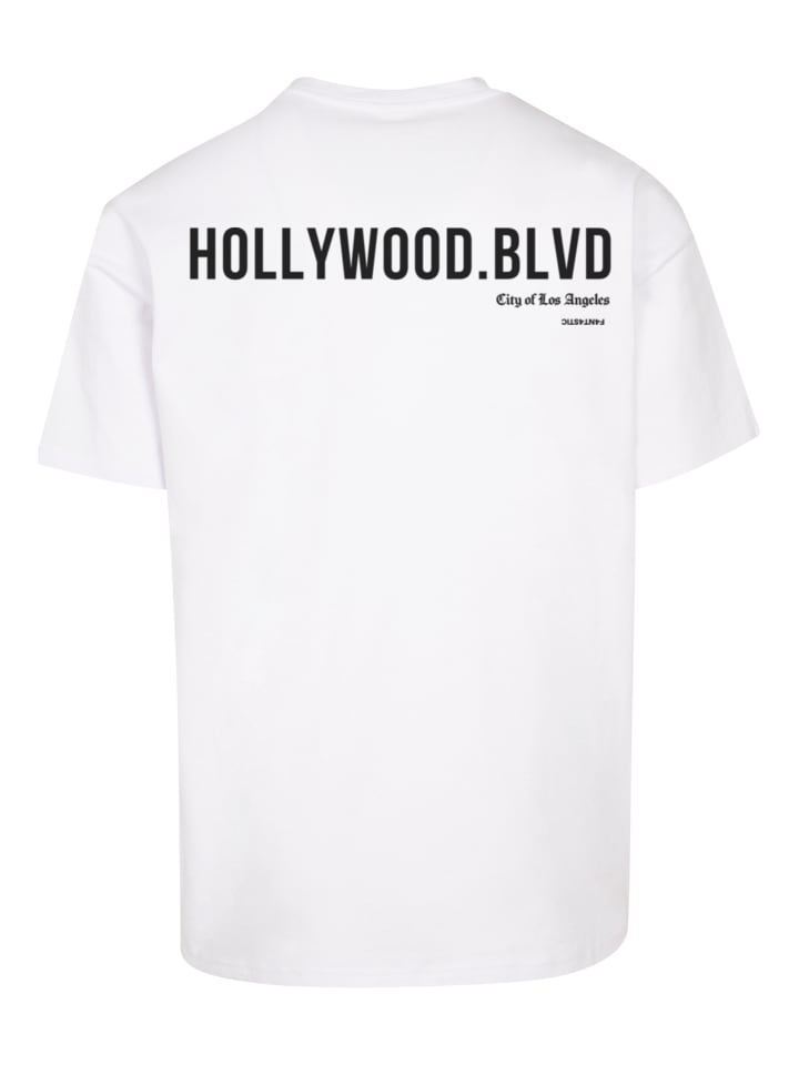 | Heavy TEE Hollywood kaufen T-Shirt weiß in blvd F4NT4STIC günstig limango Oversize OVERSIZE