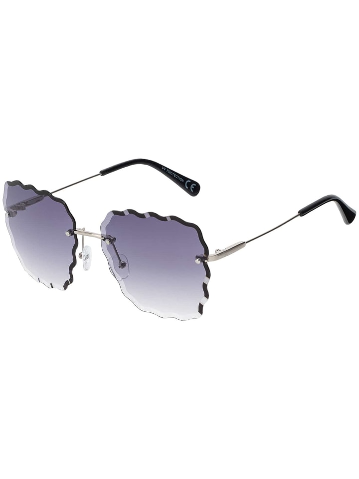 Damen Sonnenbrille in Lila-Weiß