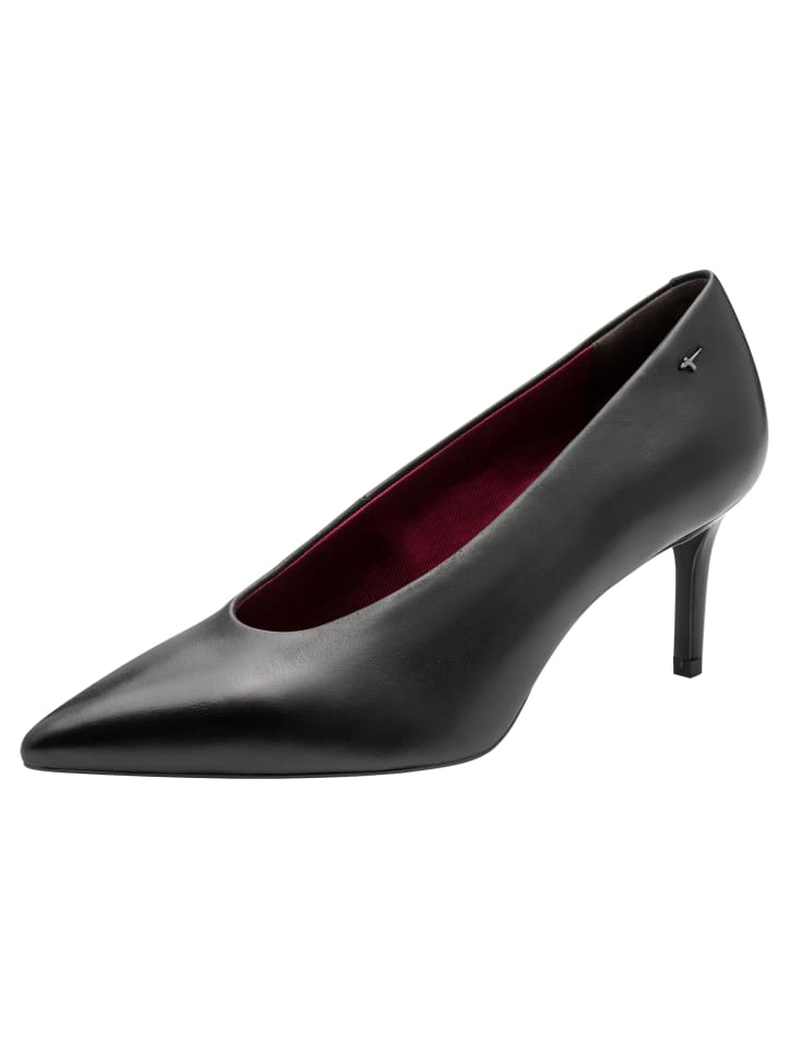 Pumps in BLACK LEATHER