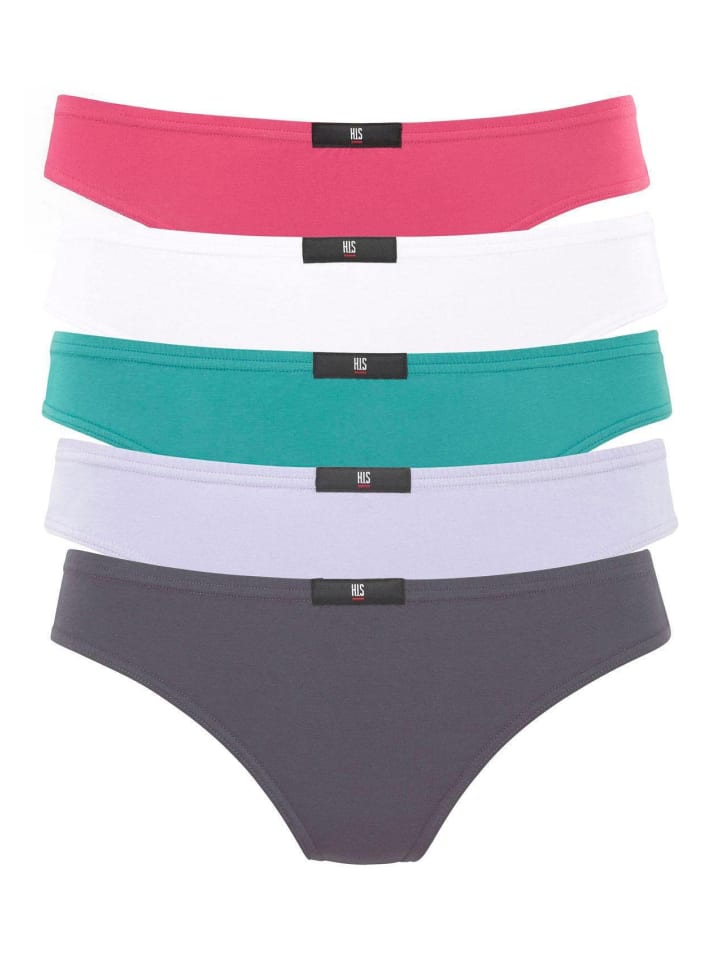 String in anthrazit, weiß, mint, flieder, pink