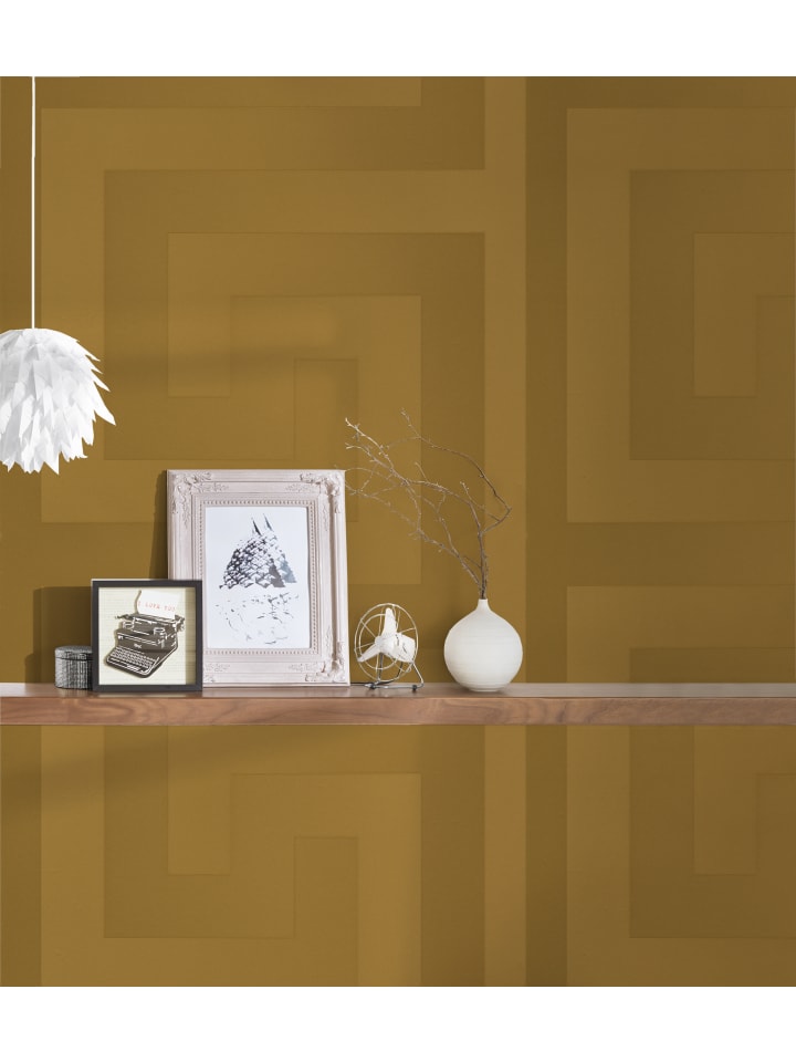 Tapete Eternal Maze in Gold