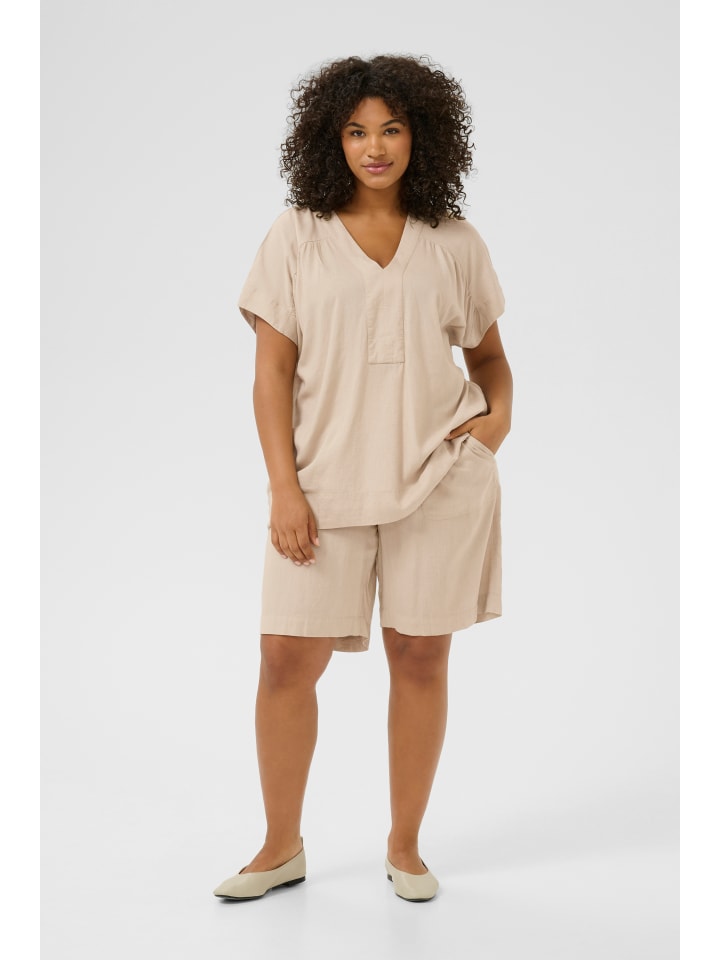 Bluse kurzarm KCmille Loose fit in Feather Gray