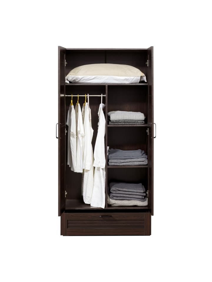 Kleiderschrank Finning in Braun (B)80cm (G)78.9cm