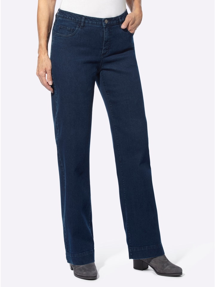 Jeans in blue-stone-washed