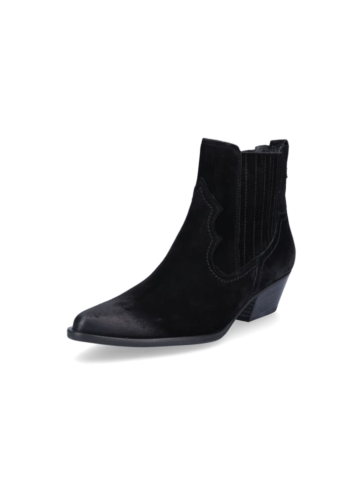 Stiefelette in Schwarz