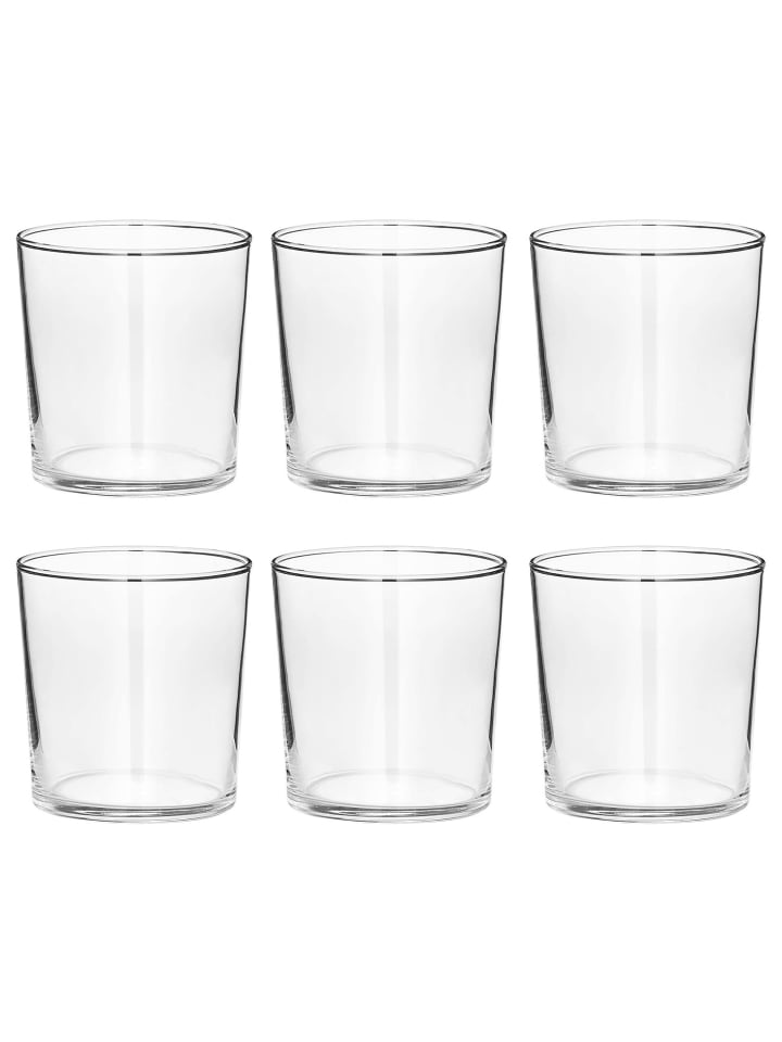 Butlers Trinkglas PURIST 6er-Set in Durchscheinend