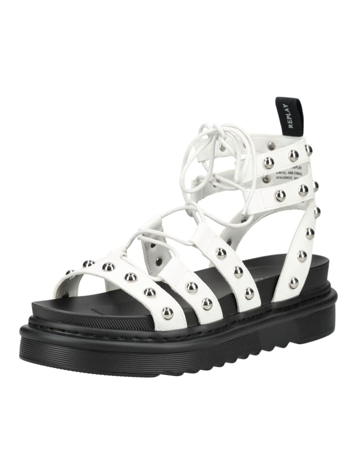 Sandalen Weiß/Schwarz