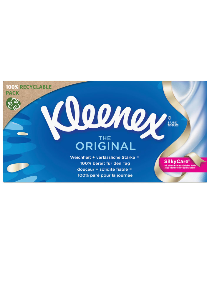 Original Taschentücher-Box Kosmetiktücher 3-lagig Großpackung 24 x 72 Stk