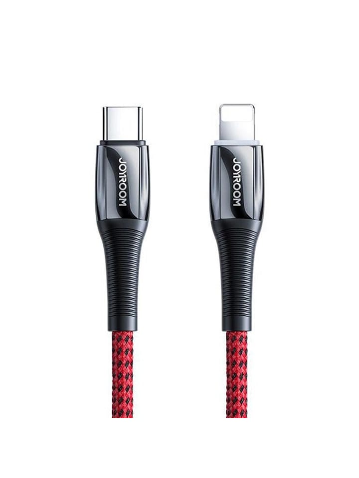 USB Type-C zu iPhone Ladekabel Schnelles Aufladen 20W Datenübertragung in Rot