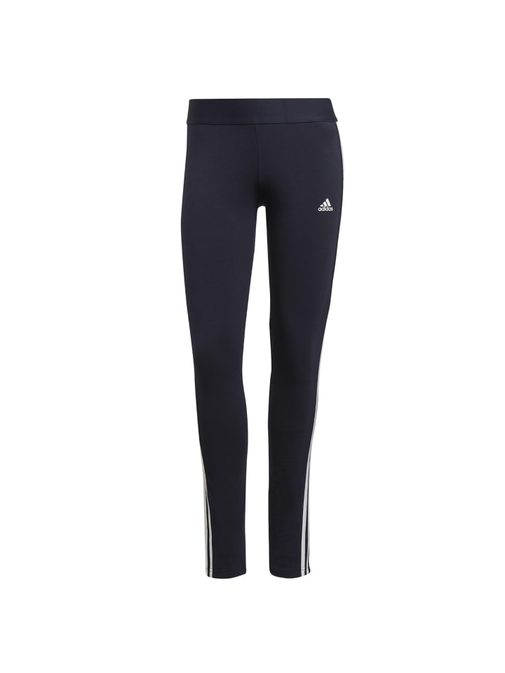 Leggings ESS 3 Streifen Tight in dunkelblau