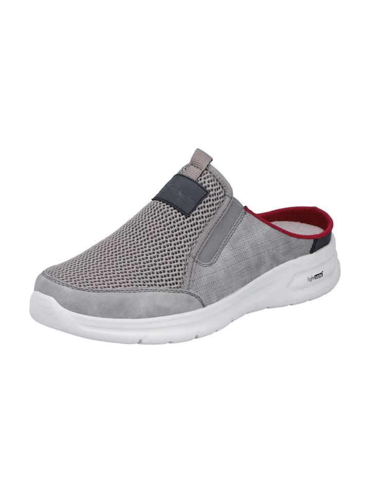 Sportliche Slipper in Grau