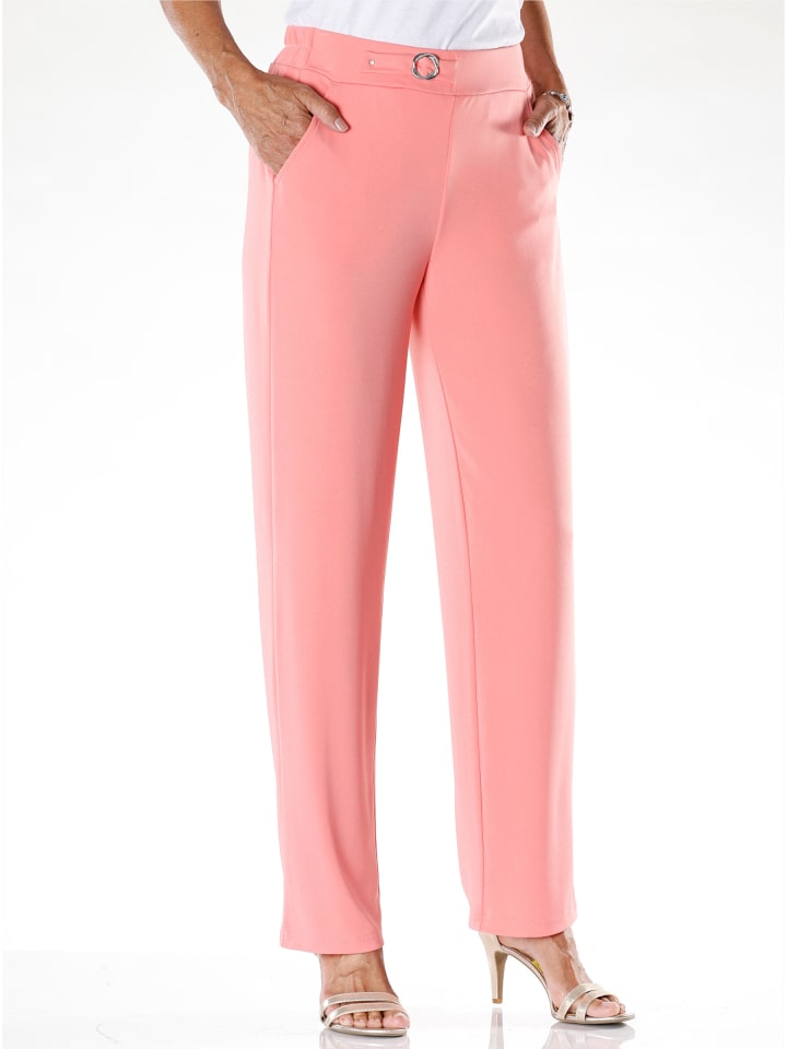 Jersey-Hose in flamingo