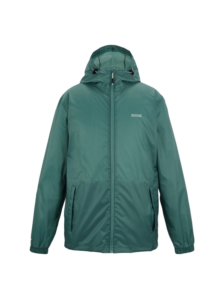 Regenjacke in Hellblau