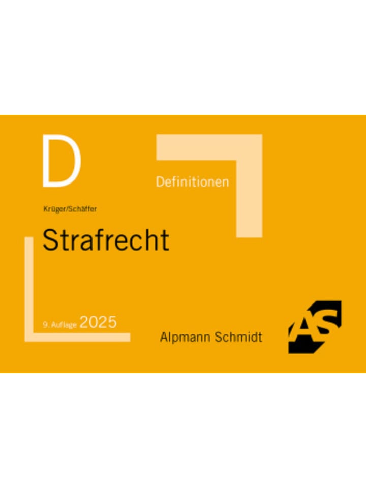 Papeterie/PBS - Definitionen Strafrecht
