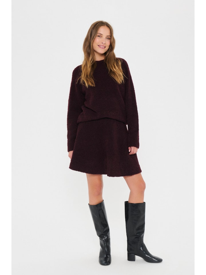 Strickpullover GelaSZ Lockere Passform in Winetasting