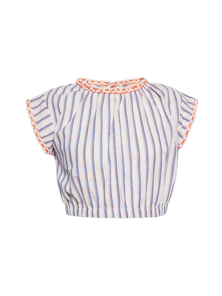 Damen Crop-Top in Königsblau