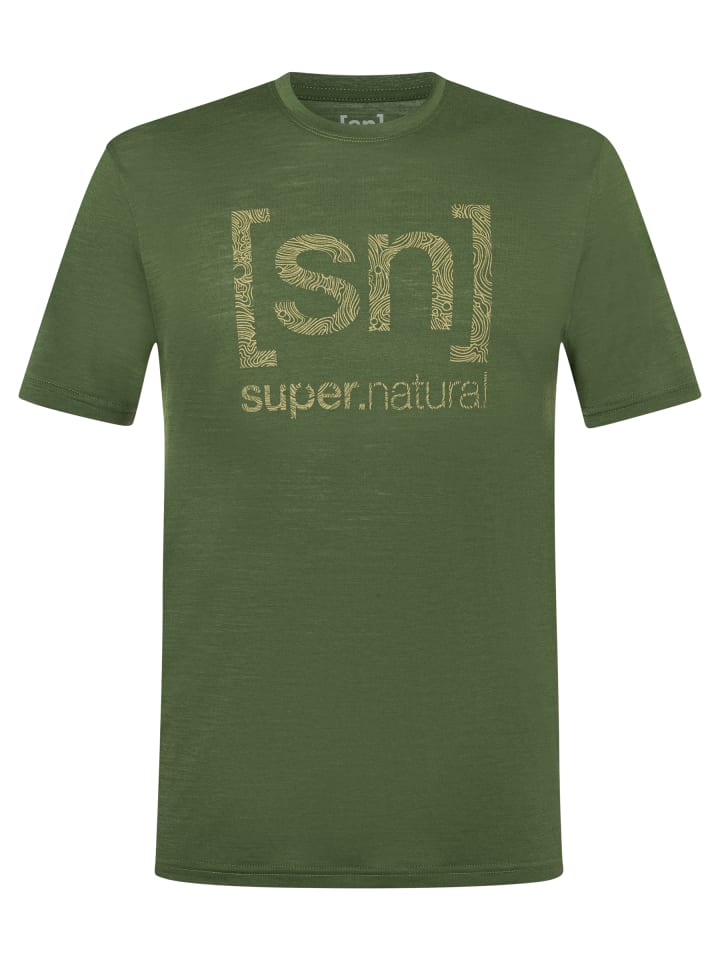 LOGO LINES TEE in grün