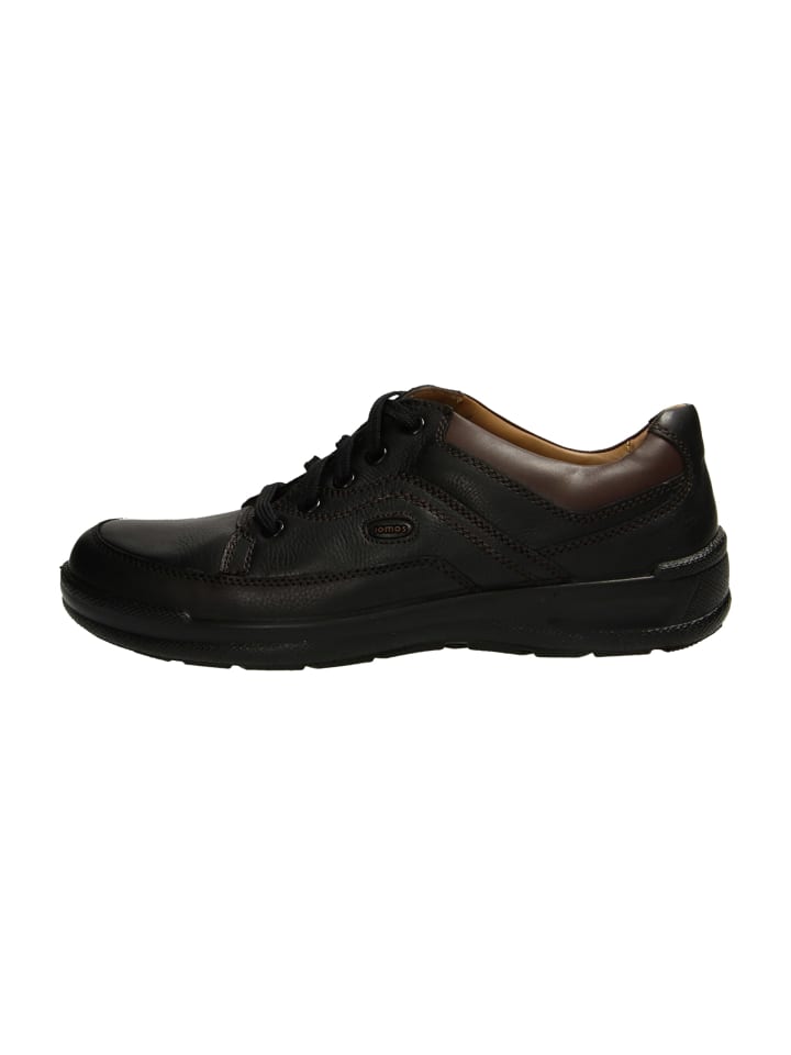Komfort Schnürschuhe in Schwarz