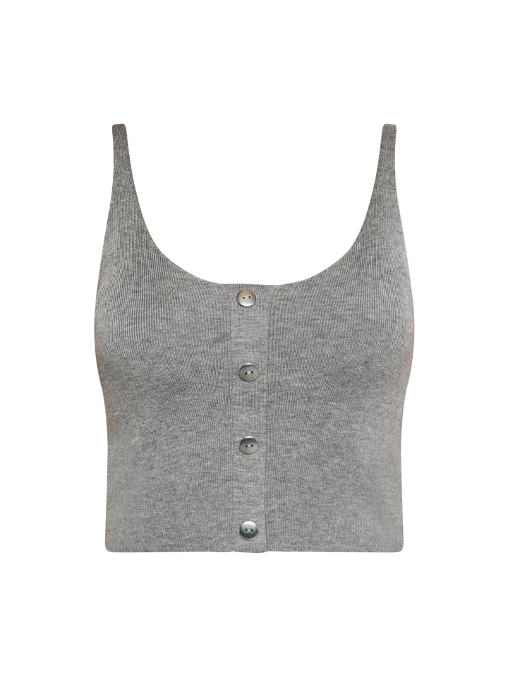Damen Tank Top in Grau Melange