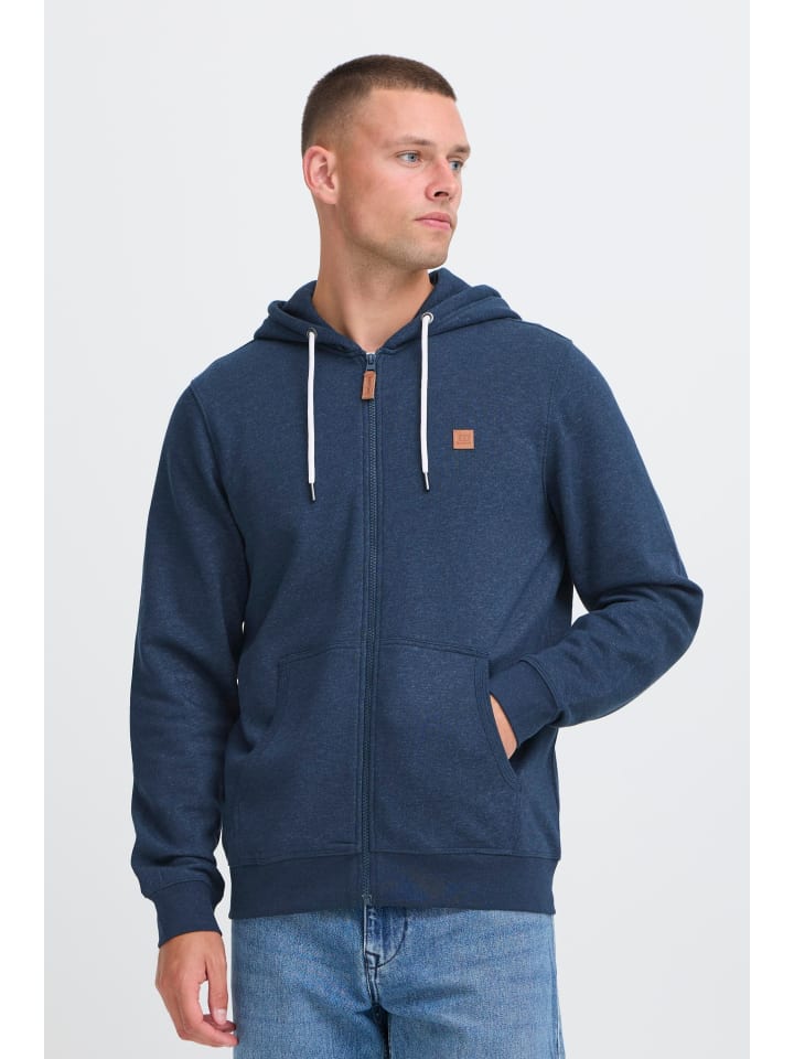 Kapuzenfleecejacke BHPoelle in Blau