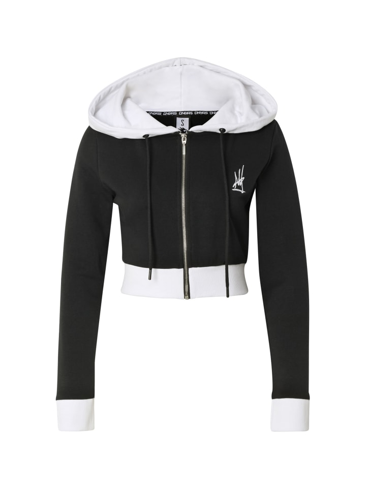 Sweat & Fleece - Hoody in black/white